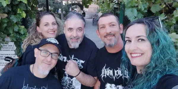 Vicen, Patri, Fran, Avul y Carmen.